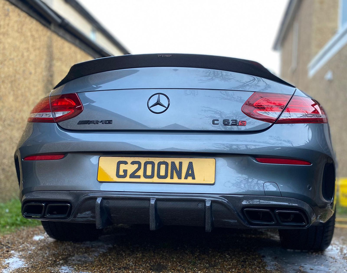 MERCEDES C63/C63S W205 COUPE CARBON SPOILER - DUCKTAIL PS STYLE