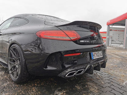 MERCEDES C63/C63S W205 COUPE FORGED CARBON SPOILER - DUCKTAIL PS STYLE