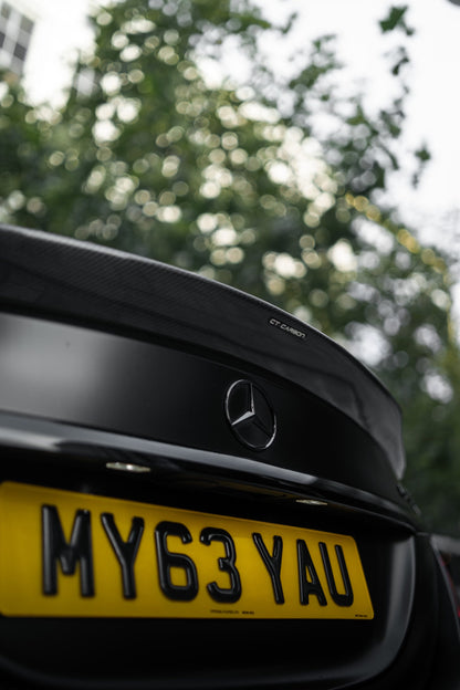 MERCEDES C63/C63S W205 SALOON CARBON SPOILER - DUCKTAIL PS STYLE