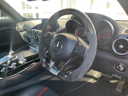 MERCEDES AMG CARBON FIBRE / ALCANTARA STEERING WHEEL