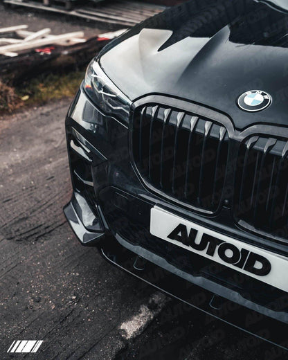 Gloss Black Competition Front Splitter for BMW X7 (2018+, G07)