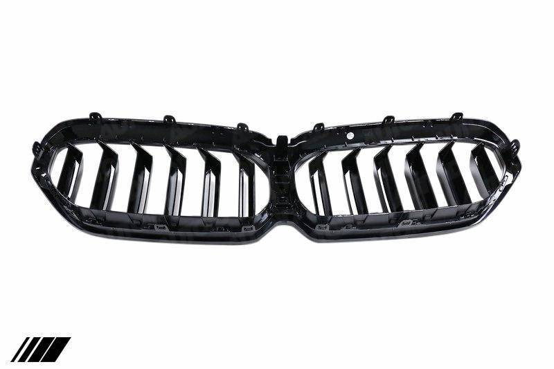 BMW 5 Series LCI G30 G31 Gloss Black Kidney Grilles (2020+)