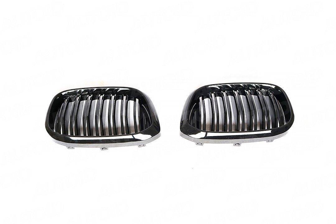 Gloss Black Kidney Grilles for BMW X3 & X4 (2019+, G01 G02)