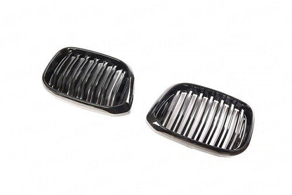 Gloss Black Kidney Grilles for BMW X3 & X4 (2019+, G01 G02)