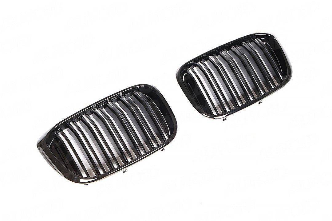 Gloss Black Kidney Grilles for BMW X3 & X4 (2019+, G01 G02)