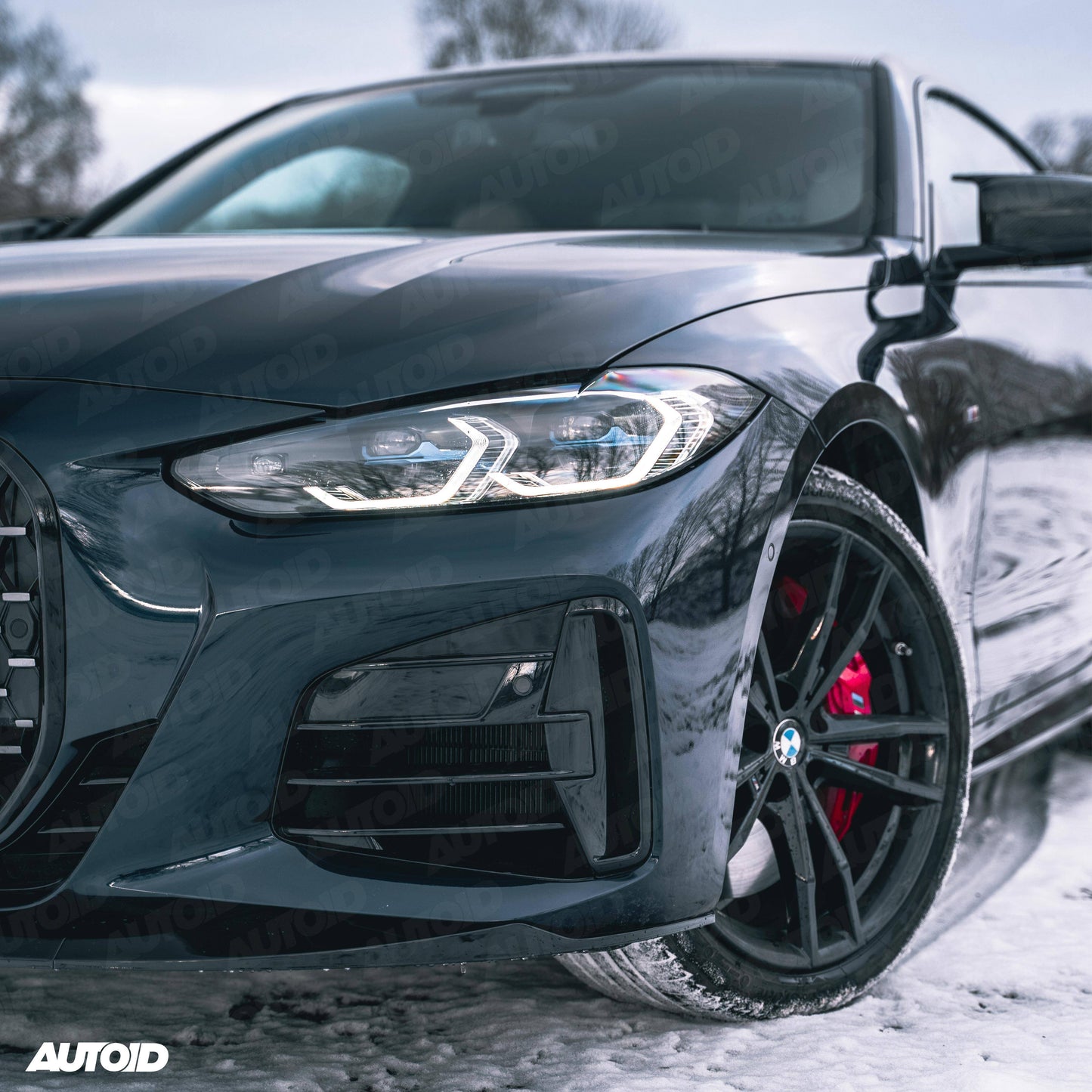 Gloss Black Performance Front Splitter for BMW 4 Series (2020+, G22 G23)