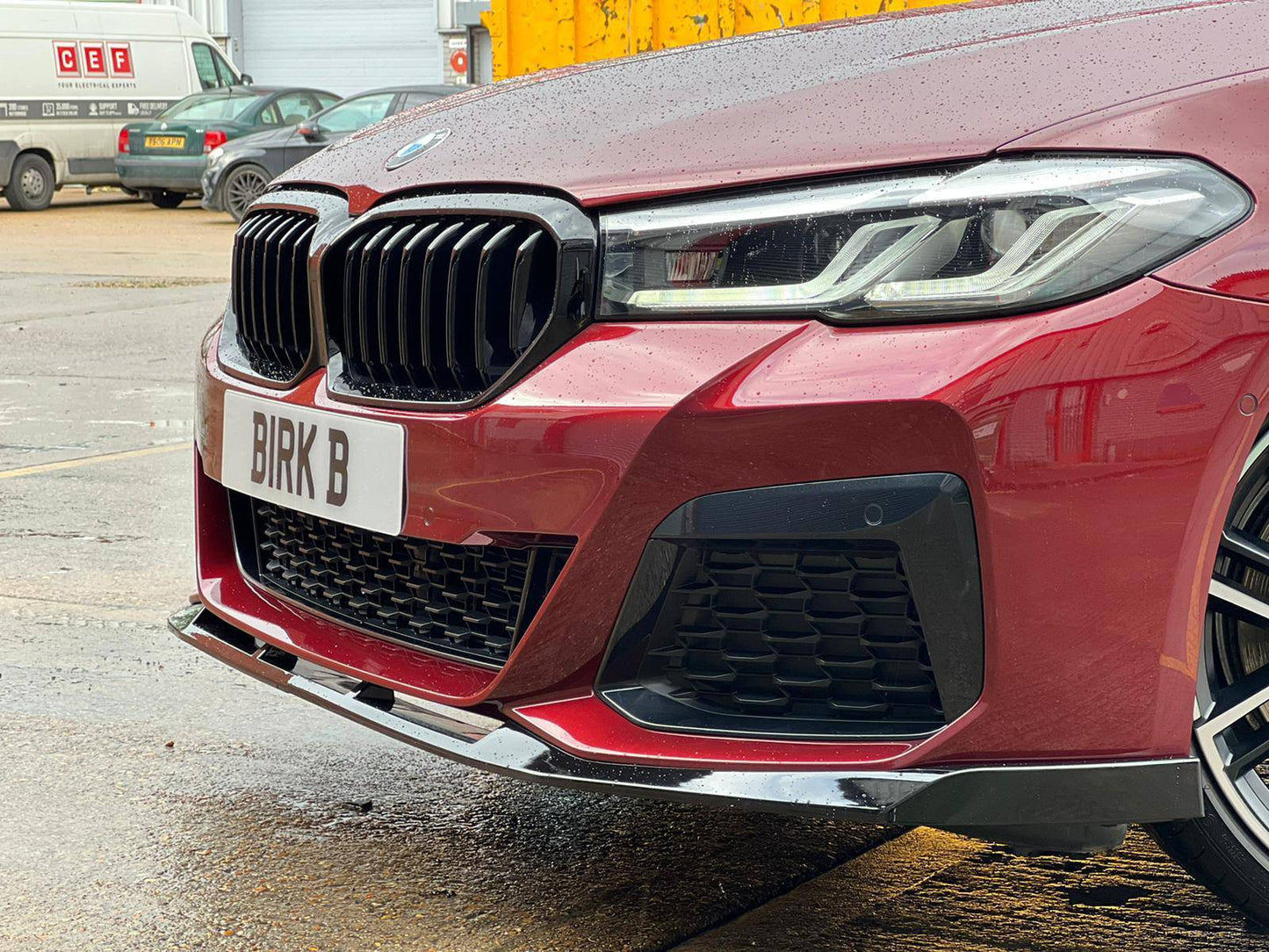 Gloss Black Performance Front Splitter for BMW 5 Series LCI (2020+, G30)