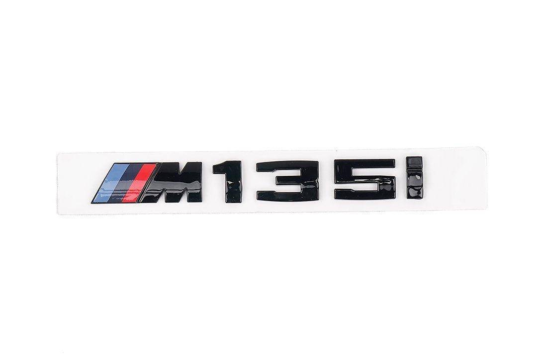 Gloss Black Rear Model Badge for BMW 1 Series M135i (F20 F21 F40)