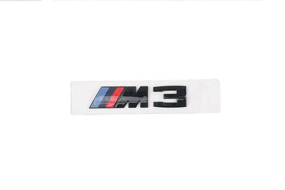 Gloss Black Rear Model Badge for BMW M3