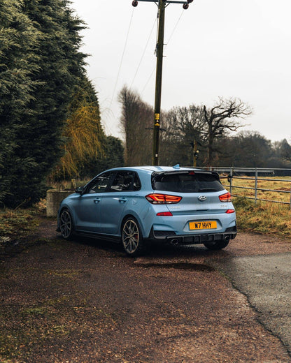 Hyundai i30 N EVO-1 Gloss Black Rear Diffuser by ZAERO (2018+, PD)