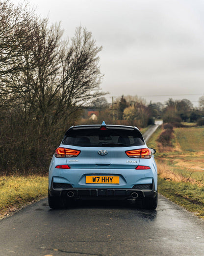 Hyundai i30 N EVO-1 Gloss Black Rear Diffuser by ZAERO (2018+, PD)