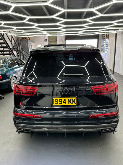 Audi Q7 SQ7 4M Carbon Fibre Rear Diffuser + Corner Splitter by Unit 17