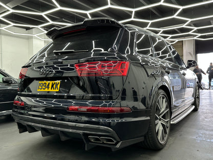 Audi Q7 SQ7 4M Carbon Fibre Rear Diffuser + Corner Splitter by Unit 17