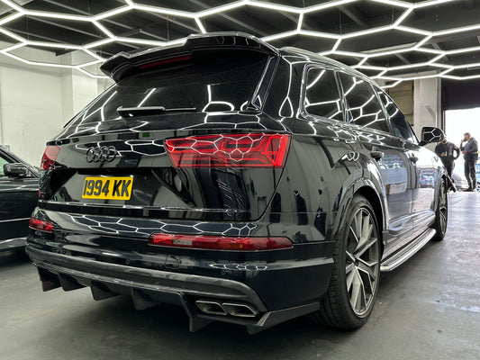 Audi Q7 SQ7 4M Carbon Fibre Rear Diffuser + Corner Splitter by Unit 17