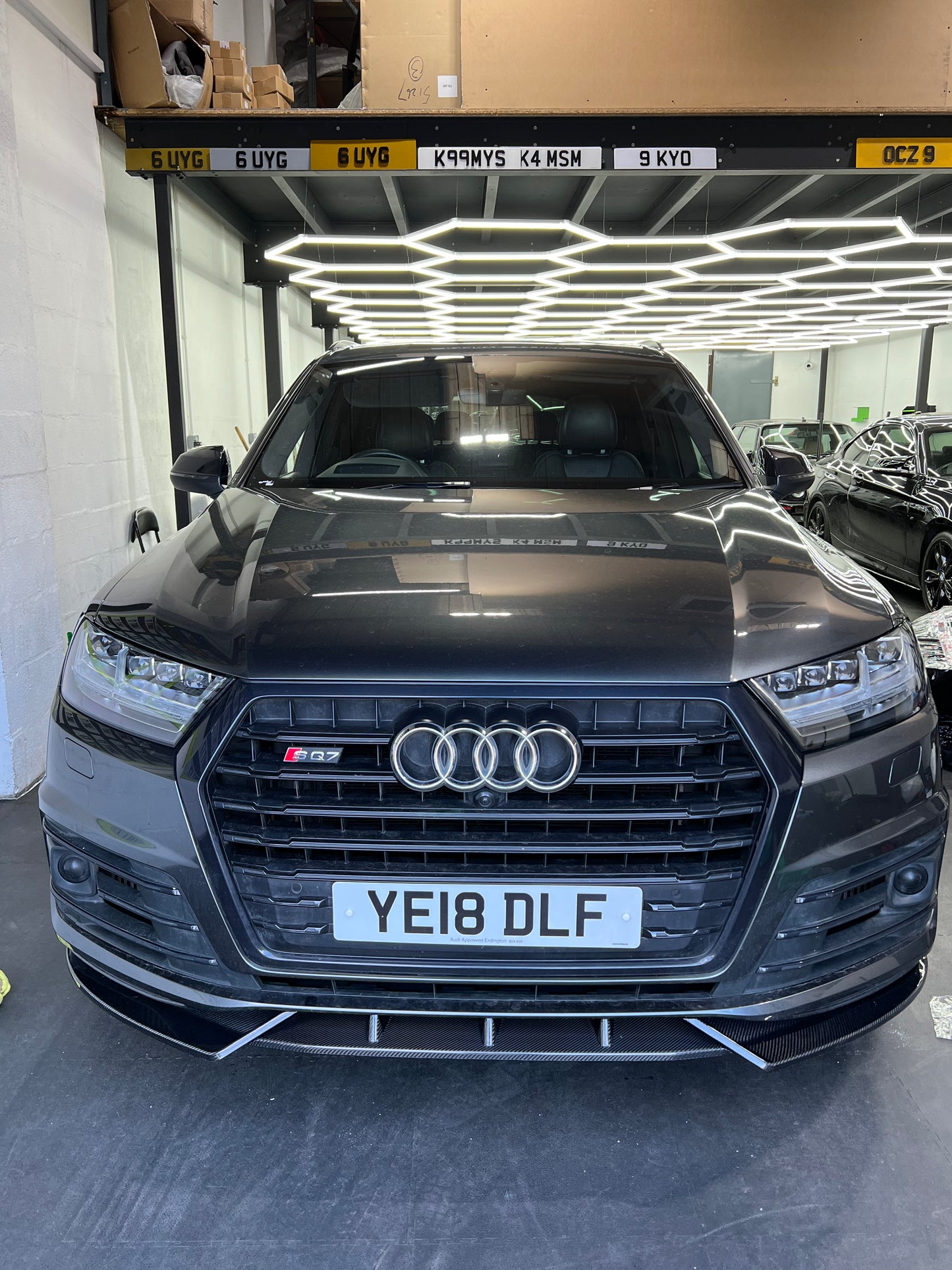 Audi Q7 SQ7 4M Carbon Fibre Front Splitter by Unit 17