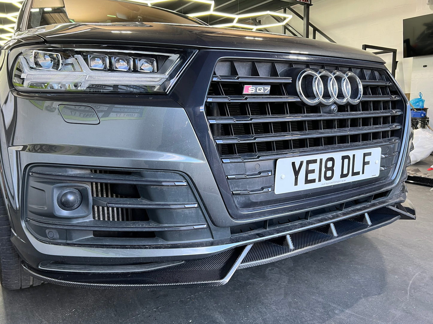 Audi Q7 SQ7 4M Carbon Fibre Front Splitter by Unit 17