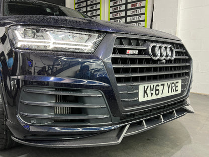 Audi Q7 SQ7 4M Carbon Fibre Front Splitter by Unit 17