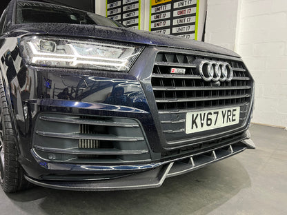 Audi Q7 SQ7 4M Carbon Fibre Front Splitter by Unit 17