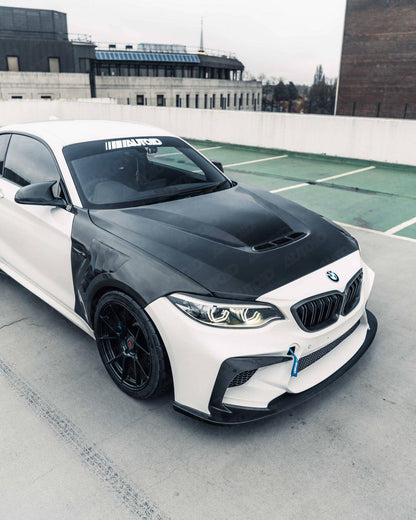 BMW M2 F87, 2 Series F22, 1 Series F20 Pre-Preg Carbon Fibre Front Bonnet by TRE (2014-2021)