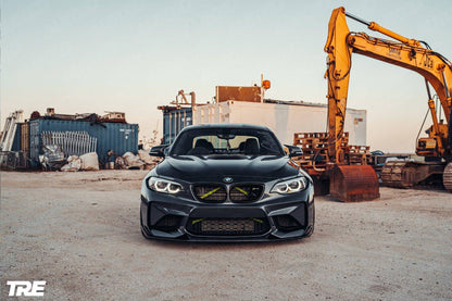 BMW M2 OG F87 Pre-Preg Carbon Fibre Front Splitter by TRE (2015-2018)