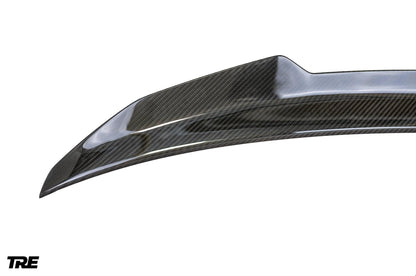 BMW G82 M4 & G22 4 Series Carbon Fibre Ducktail Rear Spoiler by TRE (2020+, G22 G82)