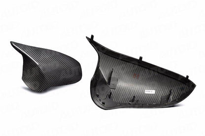 TRE Pre-preg Carbon Fibre Wing Mirror Covers for BMW M2 Competition, M3 & M4 (2014-2021, F87 F80 F82)