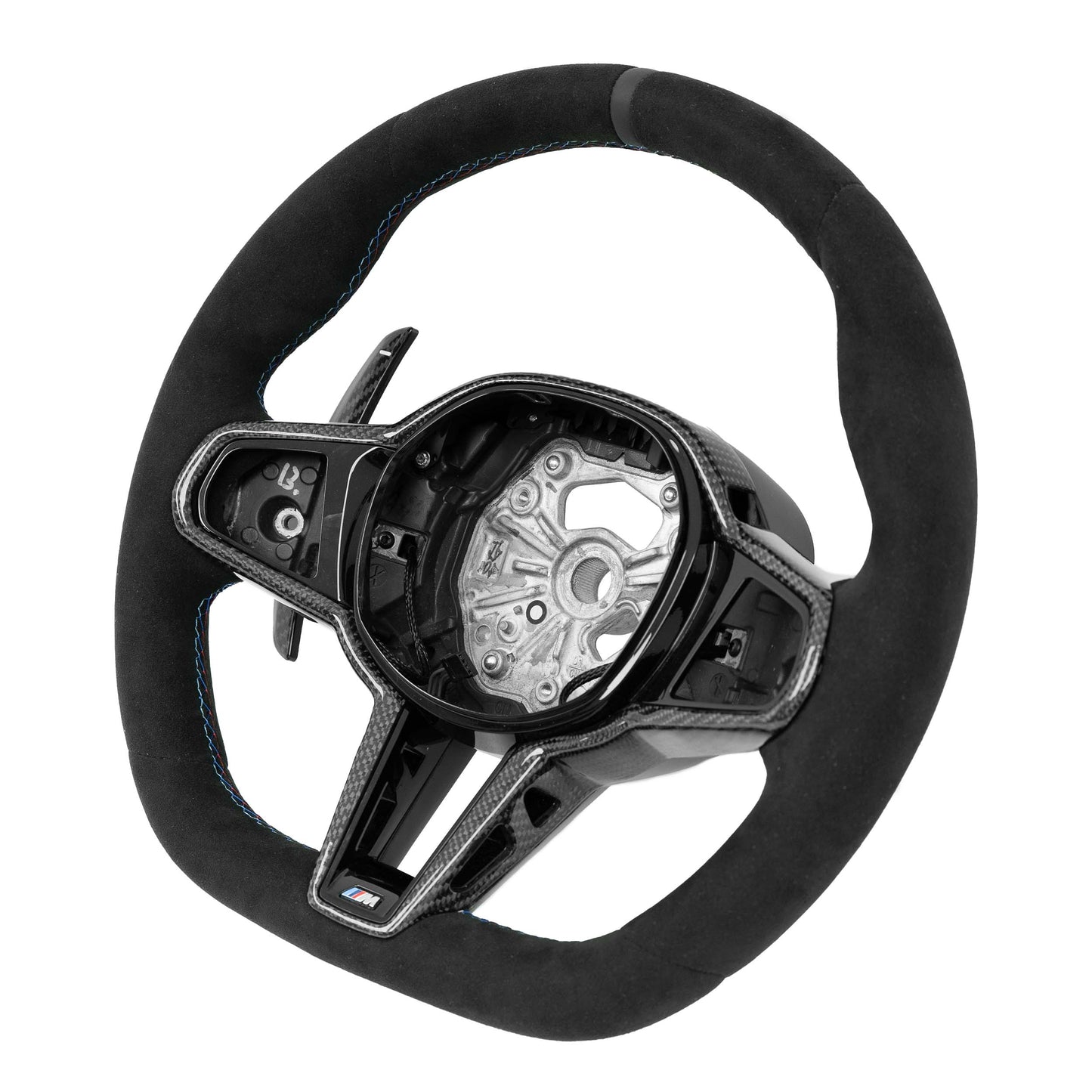 BMW 2 Series G42, 3 Series G20, M2 G87, M3 G80, M4 G82 Facelift Style Carbon Fibre Steering Wheel by TRE (2018+)