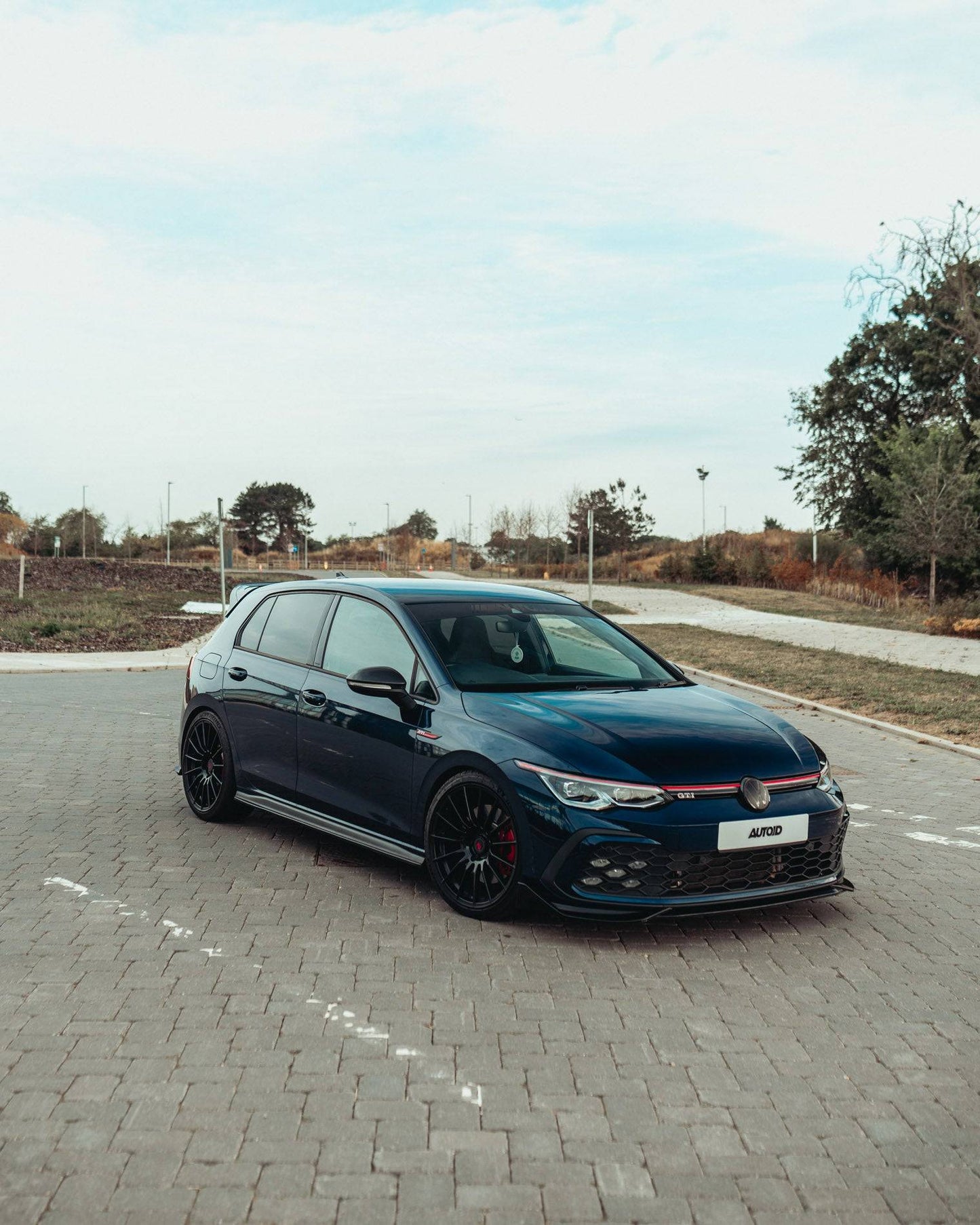 VW Golf GTI Mk8 Gloss Black Side Skirts (2019+)