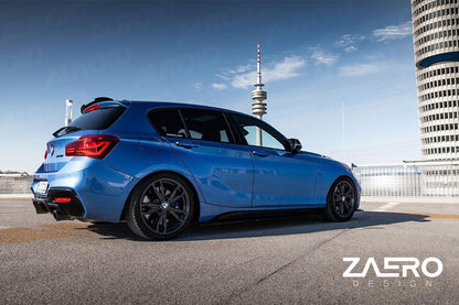 BMW 1 Series F20 F21 & 2 Series F22 EVO-1 Gloss Black Side Skirts by ZAERO (2011-2019)