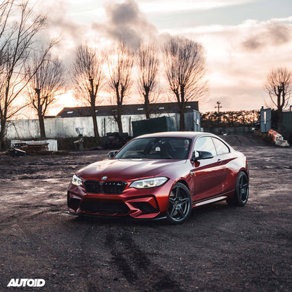 BMW M2 Competition F87 EVO-S Gloss Black Front Splitter by ZAERO (2018-2021)