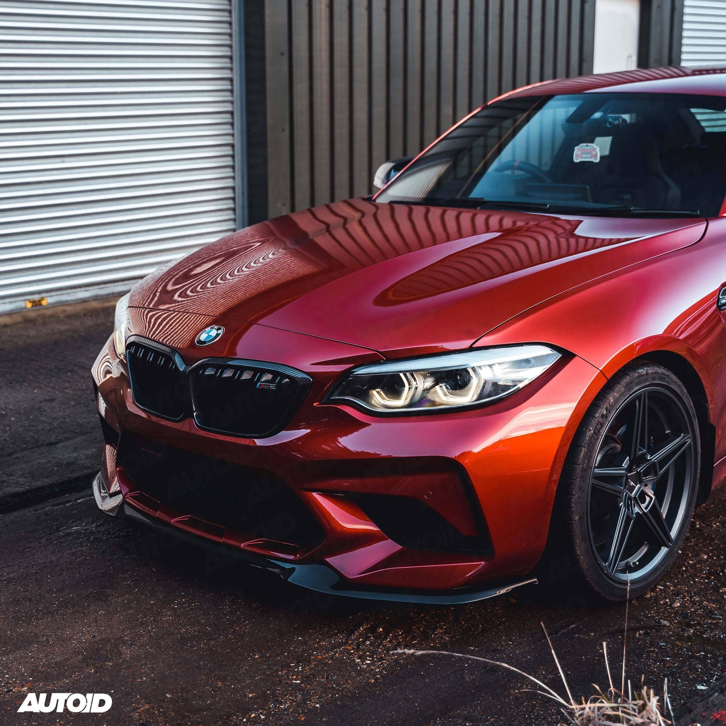 BMW M2 Competition F87 EVO-S Gloss Black Front Splitter by ZAERO (2018-2021)