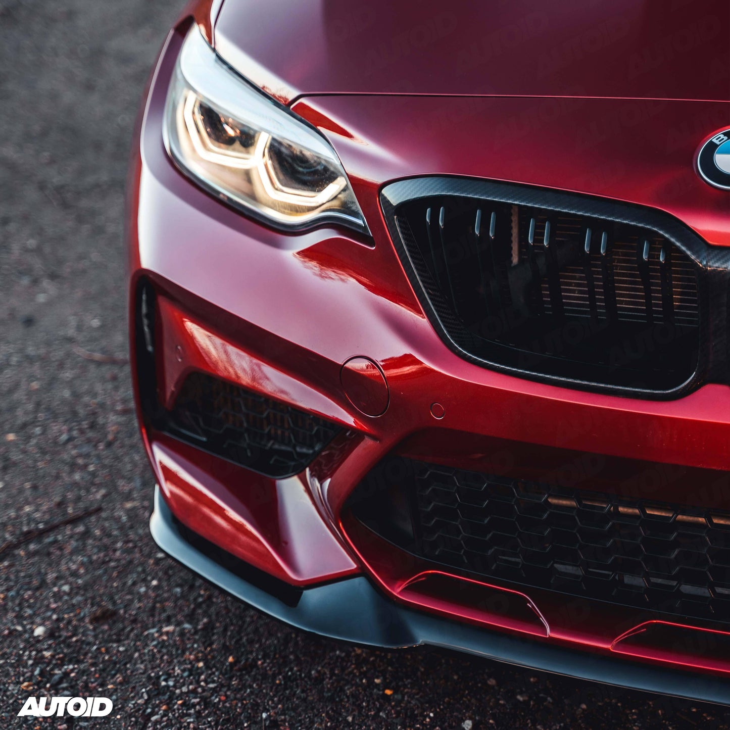 BMW M2 Competition F87 EVO-S Gloss Black Front Splitter by ZAERO (2018-2021)